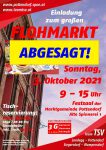 FLOHMARKT am 3. Oktober 2021 - ABGESAGT!