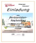 Pensionistennachmittage des Pensionistenverbandes Pottendorf starten am 23. Februar 2022!