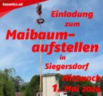 Maibaumaufstellen in Siegersdorf