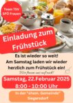Einladung zum Frühstück - Samstag, 22. Februar 2025