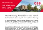 Aktuelles zum Thema Ausbau der Pottendorfer Linie aufgrund der BvwG-Entscheidung!