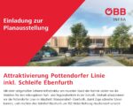 Einladung zur Planausstellung der ÖBB zur Attraktivierung der Pottendorfer Linie!