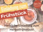 Einladung zum Frühstück am 4. Oktober 2025