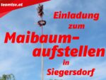 Einladung zum Maibaumaufstellen am 1. Mai 2026