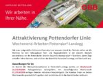 Wochenendarbeiten an der Pottendorfer Linie - 15./16. August und 22./23. August 2026